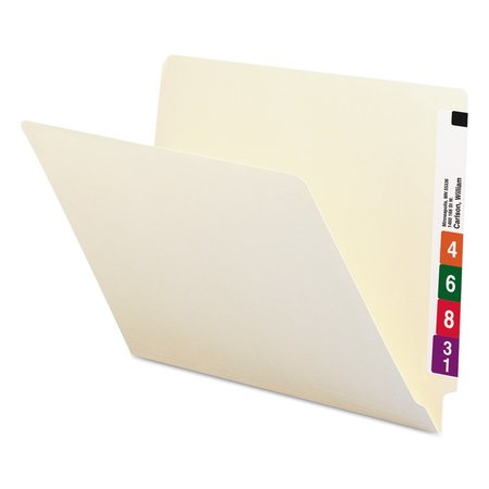 SMEAD Pressboard Folder, Recycled, Manila, PK100, Width: 12-1/4" 24100